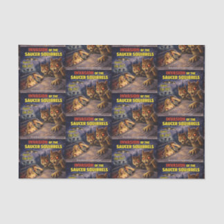 Papel De Seda Invasion of the Saucer Squirrels