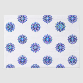 Papel De Seda Iridescente Flocos de Neve Fala Natal Hanukah Gift