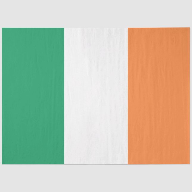 Papel De Seda Irish Flag (República da Irlanda) (ROI) (Eire) (Frente )