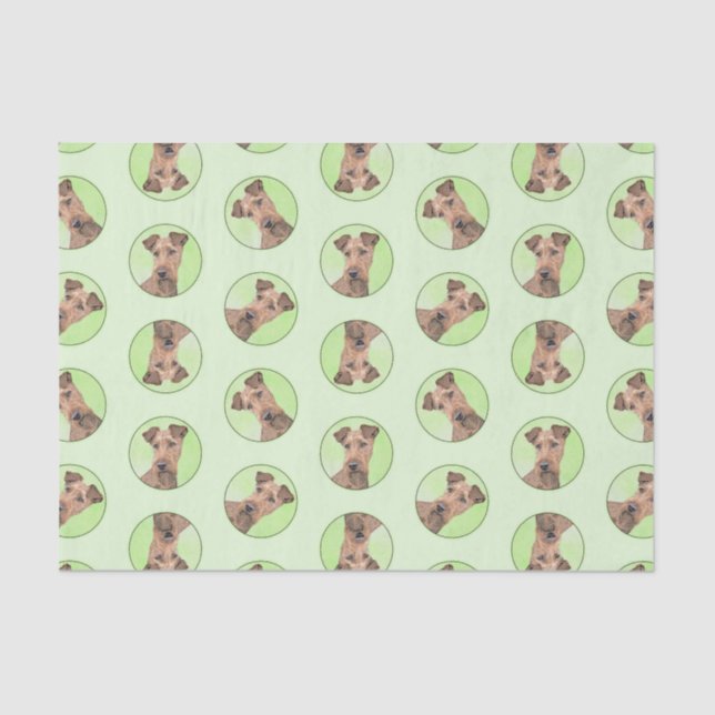 Papel De Seda Irish Terrier (Frente )