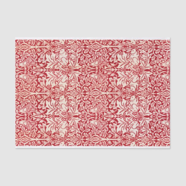 Papel De Seda Irmão Coelho por William Morris (Frente )