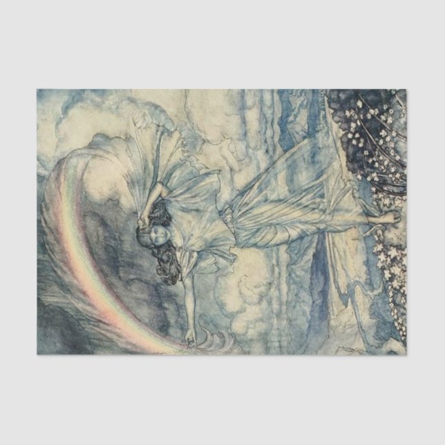 Papel De Seda "Isis Rainbow Goddese" por Arthur Rackham (Frente )