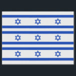 Papel De Seda Israel bandeira azul e Estrela branca do padrão Da<br><div class="desc">Israel sinaliza a estrela azul e branca de David moderno padrão patriótico Papel de tecido de encobrimento. Excelente para Hanukkah. Bandeira israelense.</div>