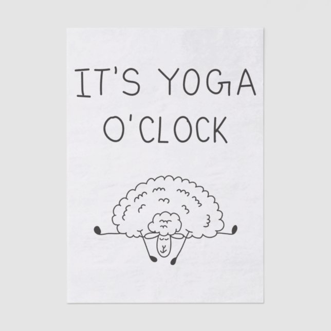Papel De Seda It’s Yoga O’Clock Sheep (Frente )