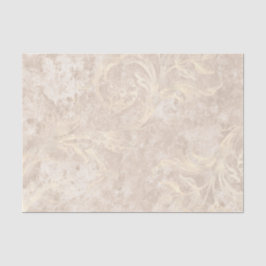 Papel De Seda Ivory e White Vintage Damask