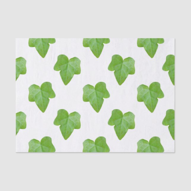 Papel De Seda Ivy Leaf Pattern (Frente )