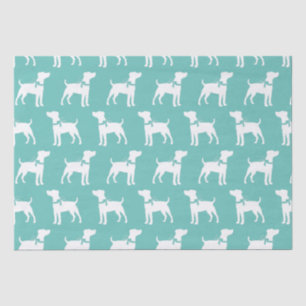 Papel De Seda Jack Russell Terrier Dog Puppy