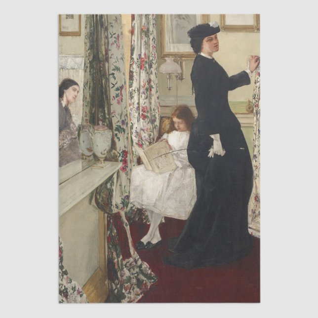 Papel De Seda James Whistler - A Sala de Música (Criador carregado)