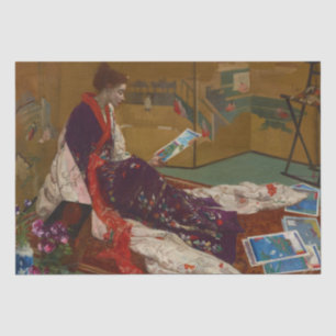 Papel De Seda James Whistler - Caprice in Purple e Dourado