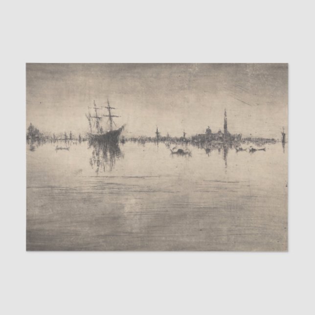 Papel De Seda James Whistler - Noturne, de Veneza (Frente )
