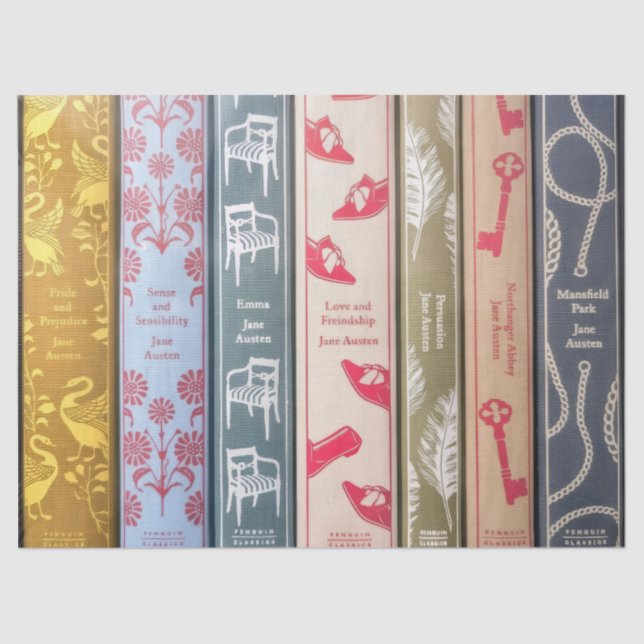 Papel De Seda Jane Austen Novels (Frente )