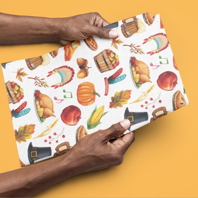 Papel De Seda Janta de Ação de Graças na Turquia (Criador carregado)