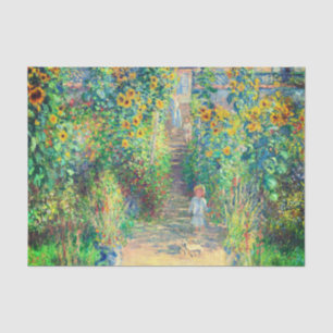 Papel De Seda Jardim da Flor Monet