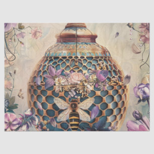 Papel De Seda Jardim de Abelhas Encantadas Fantasia (6)
