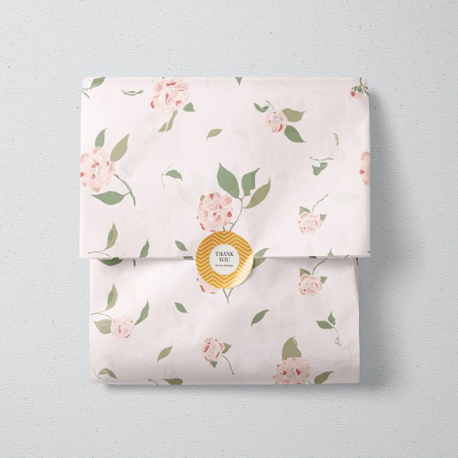 Papel De Seda Jardim de Camélia Rosa Suave (Criador carregado)