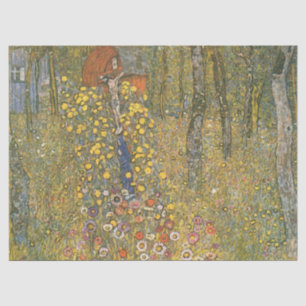 Papel De Seda Jardim de fazenda com Crucifixo (por Gustav Klimt)