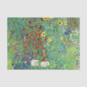 Papel De Seda Jardim de Fazenda Gustav Klimt com pintura de gira