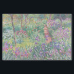 Papel De Seda Jardim de Giverny por Claude Monet<br><div class="desc">Claude Monet - Jardim em Giverny. Linda pintura impressionista de um jardim em Giverny por Claude Monet.</div>