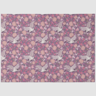 Papel De Seda Jardim de primavera Dia das Mães Grou Asiático Chi