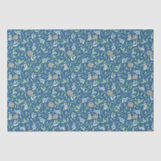Papel De Seda Jardim de Primavera Mãe Dia Ninho de Robin Renda d (Frente )