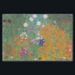 Papel De Seda Jardim Flor por Gustav Klimt<br><div class="desc">Linda pintura colorida de um jardim floral por Gustav Klimt. Incríveis variações de cores e belas flores ajustados simplesmente lindas em muitos tipos de produtos e ideias de presentes maravilhosos.</div>