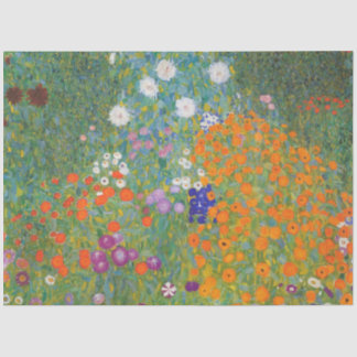Papel De Seda Jardim Flor (por Gustav Klimt)