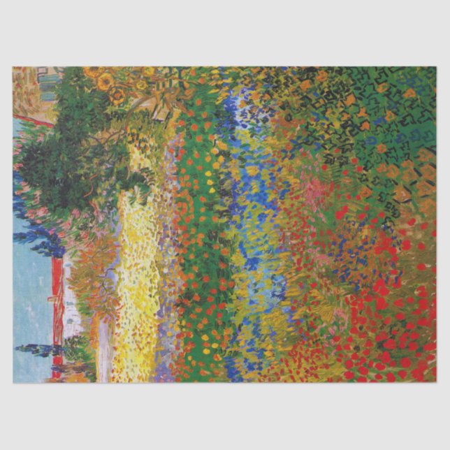 Papel De Seda Jardim Flor, Van Gogh (Frente )