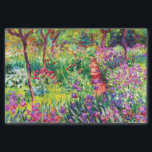Papel De Seda Jardim Íris em Giverny por Claude Monet<br><div class="desc">Por favor,  visite minha loja para obter design mais interessante e mais opções de cores. => zazzle.com/iwheels*</div>