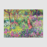 Papel De Seda Jardim Íris em Giverny por Claude Monet<br><div class="desc">Por favor,  visite minha loja para obter design mais interessante e mais opções de cores. => zazzle.com/iwheels*</div>