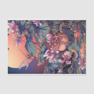 Papel De Seda Jardim Japonês