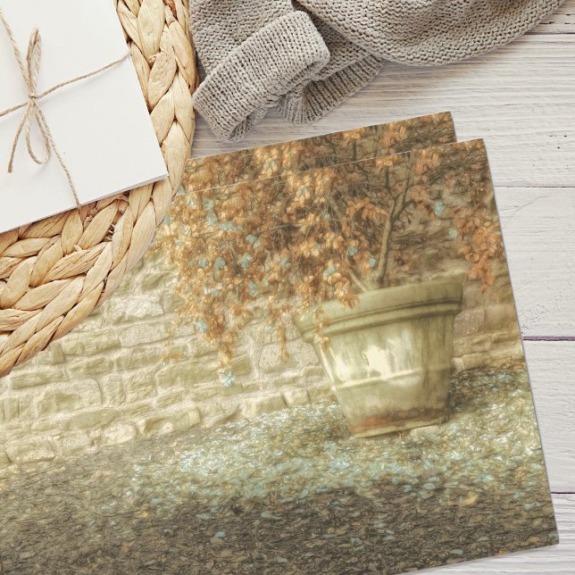 Papel De Seda Jardim Russo do Outono (Criador carregado)