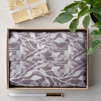 Papel De Seda Jardim Selvagem Névoa Moderno Folhagem Botânica am