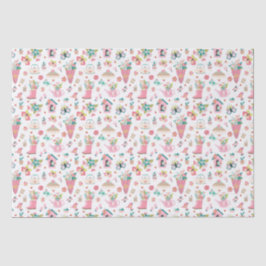 Papel De Seda Jardim Springtime