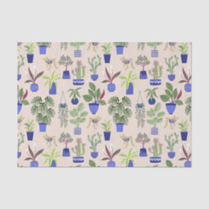 Papel De Seda Jardinagem Interior Suculenta De Cactus