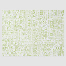 Papel De Seda Jardineiro Veggies Adoram Jardim