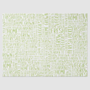Papel De Seda Jardineiro Veggies Adoram Jardim