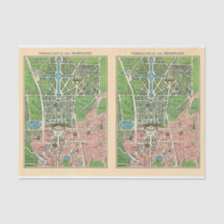 Papel De Seda Jardins de Versalhes, Decoupage de Vintagem Restau