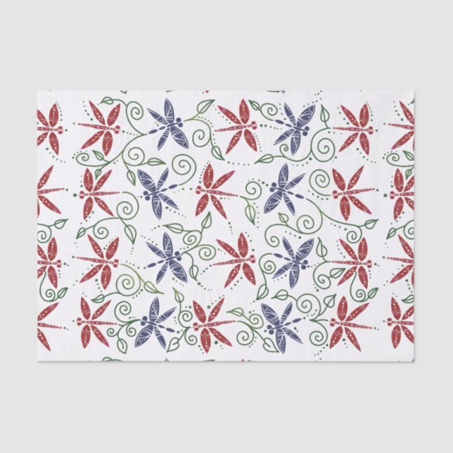 Papel De Seda Jardins Dragonfly (Frente )