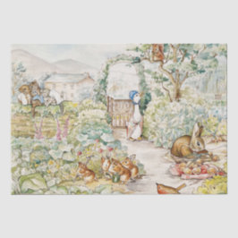 Papel De Seda Jemima Puddle Duck no Jardim do Sr. Mc Gregor