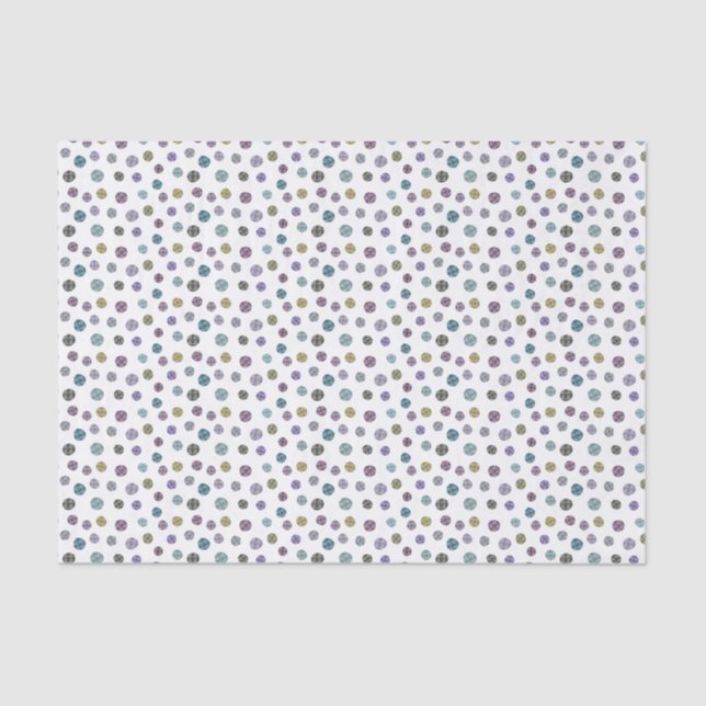 Papel De Seda Jennifer Confetti Dots, pequena (Frente )