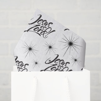 Papel De Seda Jesus é o Senhor Christian Christmas Letting Crist