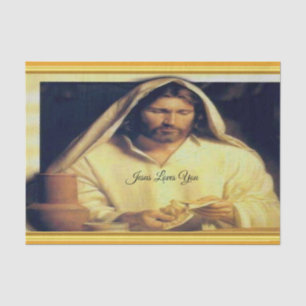Papel De Seda Jesus que quebra a textura Dourado de matthew