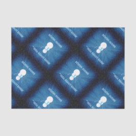 Papel De Seda Jesus Te Ama Muito Neve! Christian Snowman Blue