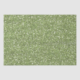 Papel De Seda Jewel Green Faux Glitter