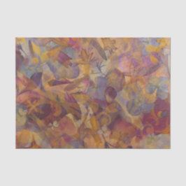 Papel De Seda Jewel-Toned Floral Tissue Paper Purple Pink Gold