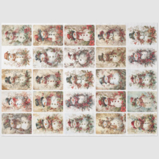 Papel De Seda Jewelry Maker Snowman