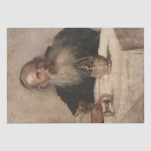 Papel De Seda Jewish Man Bebendo Wine (por Olga Boznanska)