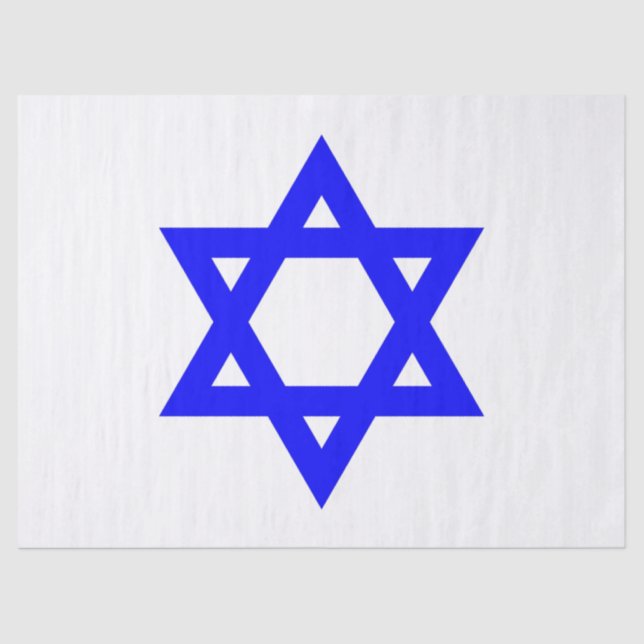 Papel De Seda ✡︎ Jewish Star de David (Frente )