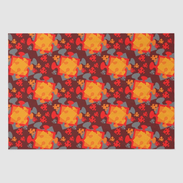 Papel De Seda Jigsee Jumble (Frente )