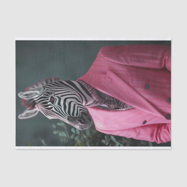 Papel De Seda Jim, o Zebra (Frente )
